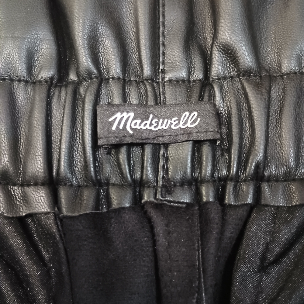 Madewell vegan leather paper bag pants - Picture 6 of 7